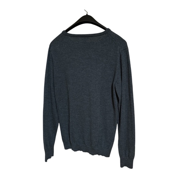 J. Crew 100% Merino Wool Charcoal Gray Sweater. Men’s Size Medium Tall. - Picture 3 of 6